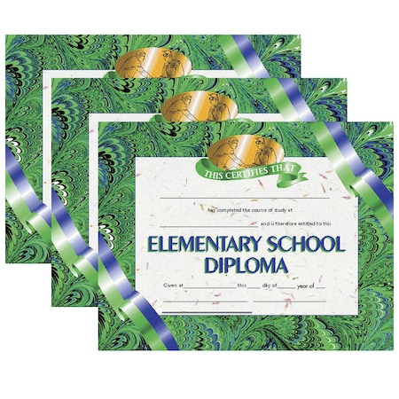 Hayes Elementary School Diploma, 8.5in x 11in, PK90 VA522